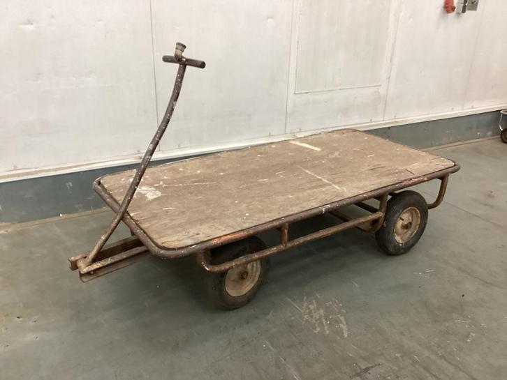 Zware Transport Kar / Handkar met Draaistel, Doe-het-zelf en Verbouw, Transportwagens, Ophalen