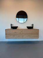 Massief eiken badkamermeubel direct leverbaar badmeubel, Huis en Inrichting, Badkamer | Badkamermeubels, Ophalen, 150 tot 200 cm