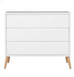 Witte commode met 3 lades, Ophalen of Verzenden, Gebruikt, Jongetje of Meisje