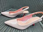 Zara Slingback Pumps Beige Lak Maat 37, Schoenen met lage hakken, Ophalen of Verzenden, Gedragen, Zara