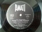 Mooie vintage platenbox van Amati met vijf platen uit 1974., Ophalen of Verzenden