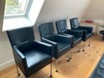 Eet keuken/ kamer stoelen 4 stuks, Huis en Inrichting, Stoelen, Ophalen of Verzenden, Zo goed als nieuw, Zwart