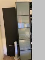 Ikea Pax zwartbruin enkele kast met glazen deur, Ophalen, Gebruikt, 200 cm of meer, 50 tot 100 cm