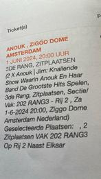 Anouk Ziggo Dome 1 juni  3e rang 2 stuks zitplaatsen, Tickets en Kaartjes, Concerten | Pop, Juni, Twee personen