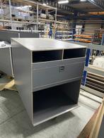 Grijze kast met 1 lade en 2 open vakken, Ophalen, Minder dan 50 cm, 75 cm of meer, Zo goed als nieuw