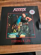 Accept - staying a live dubbel lp, Cd's en Dvd's, Ophalen of Verzenden, Zo goed als nieuw
