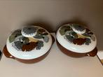 2 Vintage dekschalen van Thomas Porselein Kiruna Camargue, Ophalen of Verzenden, Overige stijlen, Porselein, Schaal of Schalen