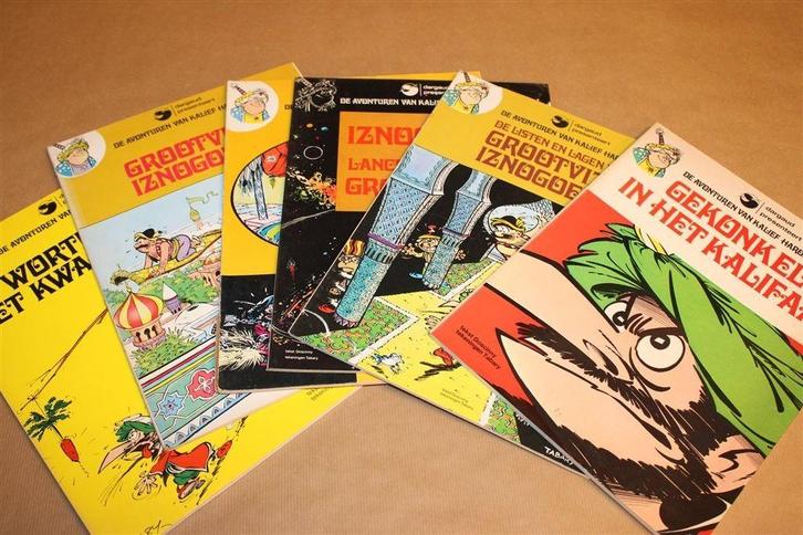 Avonturen van Kalief Haroen — Iznogoedh Stripreeks [6 Delen], Boeken, Stripboeken, Gelezen, Eén stripboek, Ophalen of Verzenden