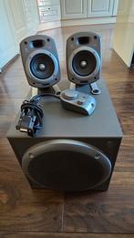 Logitech Z-2200 THX 2.1 Speakerset, Computers en Software, Pc speakers, Ophalen of Verzenden, Gebruikt, Overige merken