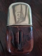 Antieke “Porthole” Dunhill heupfles - Anno 1920 -, Ophalen of Verzenden, Zilver