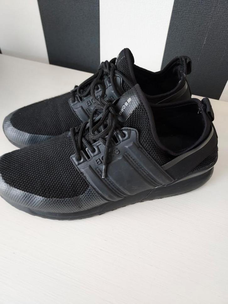 Zwarte Borg Sneakers - Maat 43, Kleding | Heren, Schoenen, Zo goed als nieuw, Sneakers of Gympen, Zwart, Ophalen of Verzenden