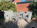 Wicker Tuinset - Bank, Stoelen & Tafel, Tuin en Terras, Tuinsets en Loungesets, Ophalen, 4 zitplaatsen, Gebruikt, Wicker