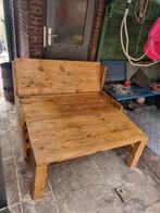 Mooie inklapbare loungbank / inklapbare tuinbank, Ophalen of Verzenden, Zo goed als nieuw, Hout