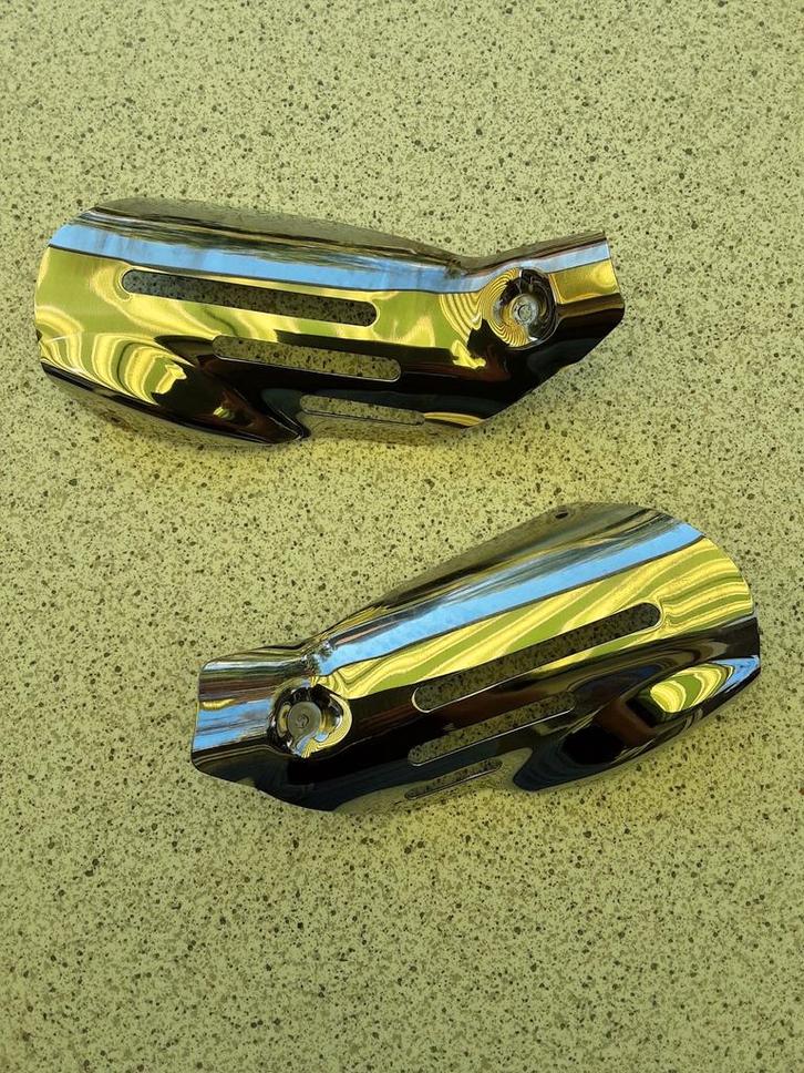 Rvs intake-covers Moto Guzzi California 1400, Motoren, Onderdelen | Overige, Gebruikt, Ophalen of Verzenden