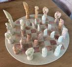 Speksteen Schaakspel - Afrikaans, Ophalen, Zo goed als nieuw