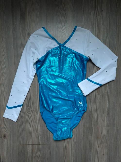 Turnpakje erima maat 158 164 XS, Sport en Fitness, Turnen, Zo goed als nieuw, Turnpak(je), Kindermaat 146 t/m 176, Blauw, Ophalen of Verzenden