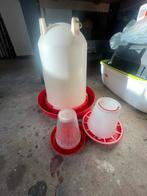 Diverse voer/water bakjes, Dieren en Toebehoren, Pluimvee | Toebehoren, Ophalen, Gebruikt, Drinken en Voederen