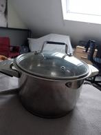 BergHOFF Kookpan met Glasdeksel, Huis en Inrichting, Kookpan of Snelkookpan, Ophalen of Verzenden, Zo goed als nieuw, Rvs