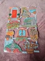 vel oude poëzie plaatjes MP mr 1743 1987 vel nr 17, Verzamelen, Poesieplaatjes, Ophalen of Verzenden