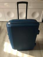 Blauwe American Tourister koffer met uitschuifbare handgreep, Blauwe American Tourister koffer met uitschuifbare handgreep, Gebruikt