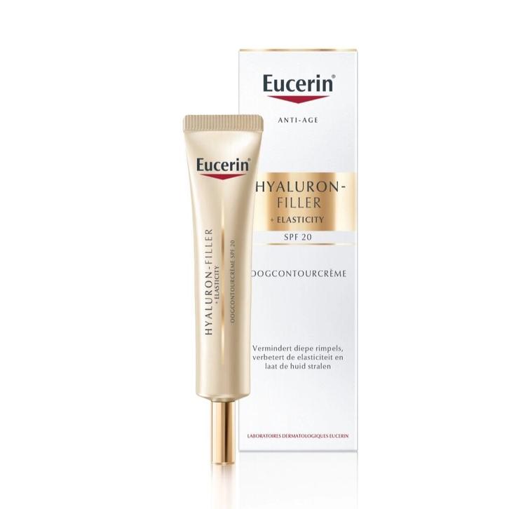 Eucerin Hyaluron-Filler + Elasticity Oogcontourcrème SPF20, Sieraden, Tassen en Uiterlijk, Uiterlijk | Gezichtsverzorging, Nieuw