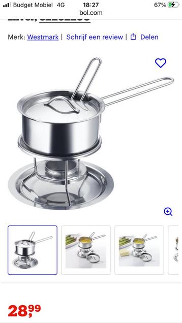 Saucepan with burner beschikbaar voor biedingen