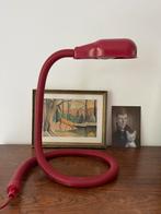 Vrieland design Snake lamp bureaulamp vintage zwart bordeaux, Huis en Inrichting, B, Ophalen of Verzenden, Zo goed als nieuw, H