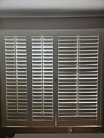 Witte houten shutters op maat gemaakt, 100 tot 150 cm, Ophalen of Verzenden, Zo goed als nieuw, Modern