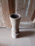 Sobere kandelaar hout, Ophalen of Verzenden, Zo goed als nieuw, Hout, 25 tot 50 cm