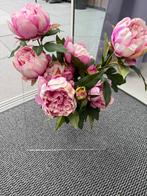 Kunst bloem met vaas, Ophalen of Verzenden, Zo goed als nieuw