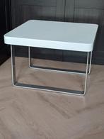2x Disign tafeltjes 70er jaren., Ophalen, Minder dan 45 cm, Kunststof, Gebruikt