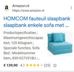 Slaapbank nieuw in doos, Ophalen of Verzenden, Nieuw