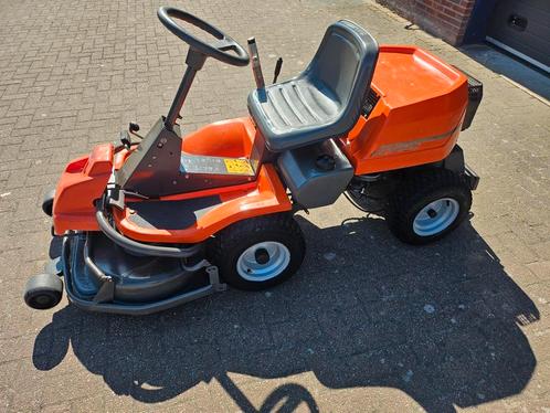 Zitmaaier frontmaaier husqvarna rider 13c mulch hydro, Tuin en Terras, Grasmaaiers, Zo goed als nieuw, 50 cm of meer, Cirkelmaaier
