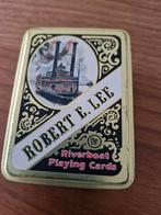 Robert E. Lee Riverboat Speelkaarten in Blik 2 setjes, Ophalen of Verzenden, Gebruikt