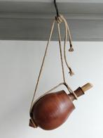 Volkskunst 19e Eeuws Aardewerk Veldfles, Antiek en Kunst, Antiek | Keramiek en Aardewerk, Ophalen of Verzenden