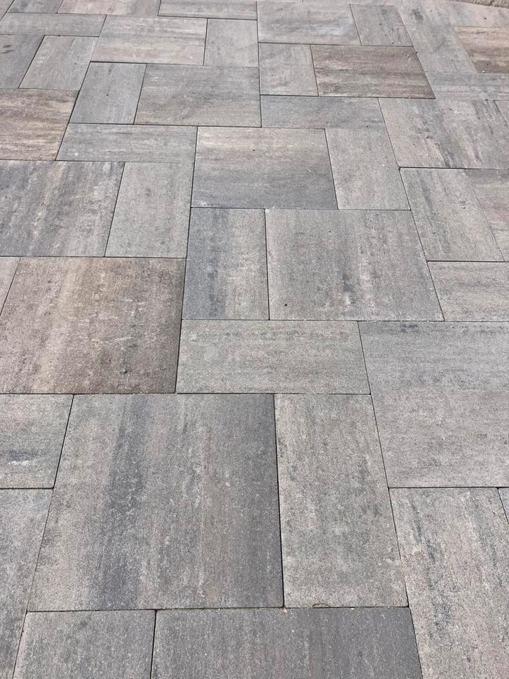 Partij nieuwe oprit betontegels 5m2, Tuin en Terras, Tegels en Klinkers, Nieuw, Terrastegels, Beton, Minder dan 5 m², Ophalen