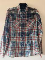 Dishe Milano geruit country and western blouse met studs XL, Kleding | Dames, Ophalen of Verzenden, Zo goed als nieuw, Maat 42/44 (L)