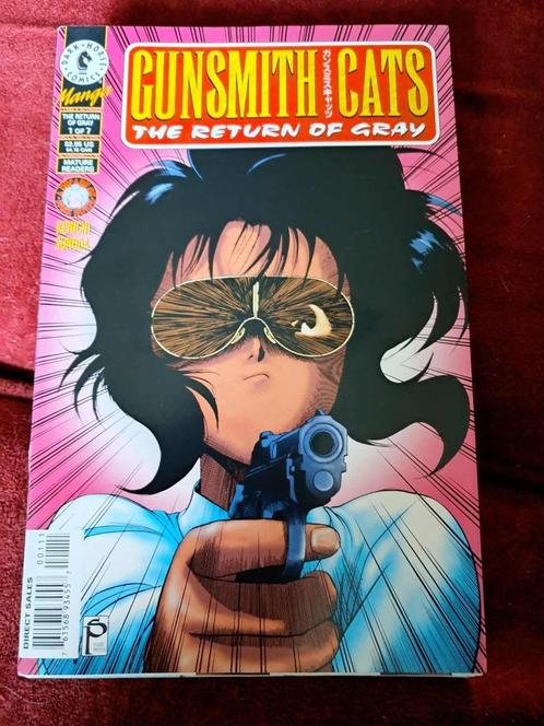 Gunsmith cats: the return of Gray complete, Boeken, Strips | Comics, Zo goed als nieuw, Complete serie of reeks, Japan (Manga)