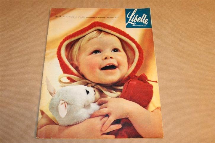 Vintage magazine - Libelle - Nr. 14 1961, Verzamelen, Tijdschriften, Kranten en Knipsels, Knipsel(s), 1960 tot 1980, Ophalen of Verzenden
