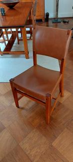 4 lederen Shaker eetkamerstoelen van Schuitema, Huis en Inrichting, Ophalen, Vier