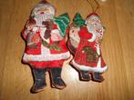 kerstmannen uit 1980 mooi en leuk geborduurd, Ophalen of Verzenden, Zo goed als nieuw