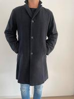 Cashmere Wollen Mantel - Maat 48. Merk Strellson., Ophalen of Verzenden, Gedragen, Maat 48/50 (M), Blauw