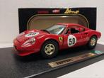 Ferrari 246 GT Dino #50 red/gold wheels Anson metal 1:18 KRD, Hobby en Vrije tijd, Modelauto's | 1:18, Ophalen of Verzenden, Zo goed als nieuw