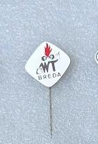 blikken brandstoffen speldje WT Breda, Verzamelen, Speldjes, Pins en Buttons, Ophalen of Verzenden, Gebruikt, Overige onderwerpen