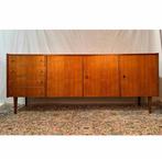 Prachtig Vintage Dressoir Lowboard Mid Century, Ophalen, 150 tot 200 cm, Mid board retro, Zo goed als nieuw