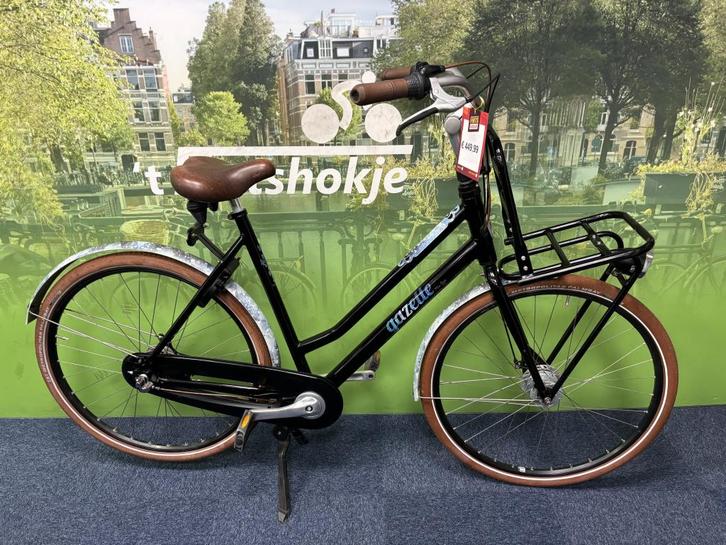 Fietshokje Raaks: Gazelle Miss Grace damesfiets 57cm, Fietsen en Brommers, Fietsen | Dames | Damesfietsen, Zo goed als nieuw, Gazelle
