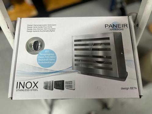 Overdruk Ventilatierooster 15 cm Geborsteld RVS, Doe-het-zelf en Verbouw, Ventilatie en Afzuiging, Nieuw, Ophalen of Verzenden