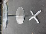Sta tafel aluminium, 1 kruk, Ophalen, Zo goed als nieuw, 60 tot 90 cm