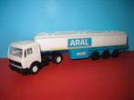 Aral  MERCEDES met Tank-oplegger   Herpa, Ophalen of Verzenden, Gebruikt, Bus of Vrachtwagen, Herpa