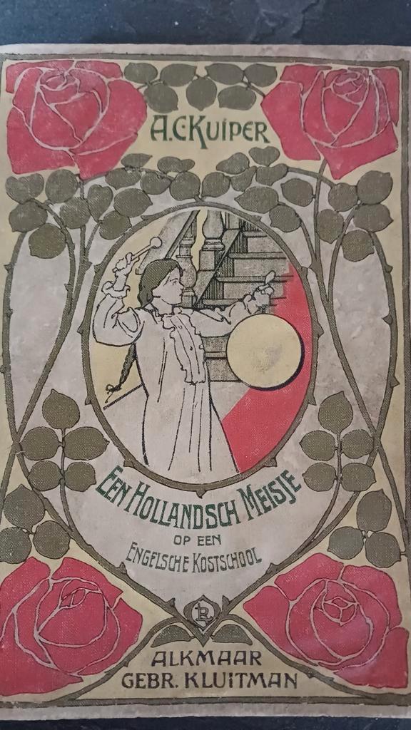 Een Hollandsch Meisje - Oud Voorleesboek, Antiek en Kunst, Antiek | Boeken en Bijbels, Ophalen of Verzenden